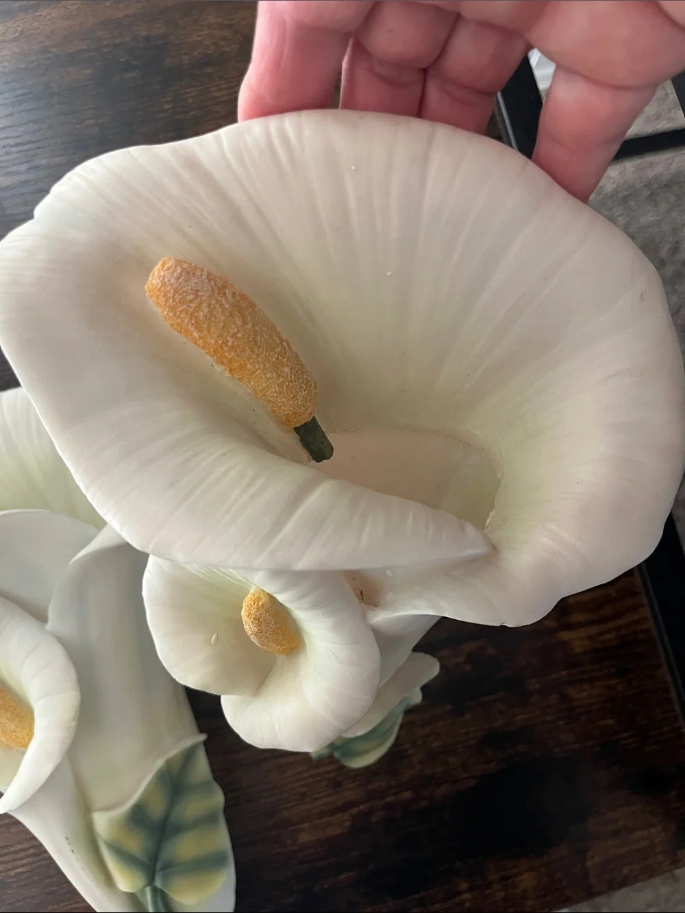 VINTAGE Ibis & Orchid: Calla Lily Wall Pocket Vase / Planters